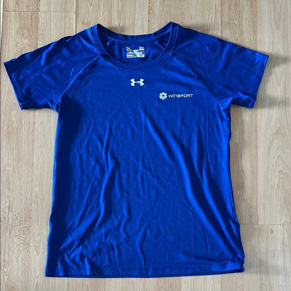 Under Armour Tops - Under Armour Blue Athletic T-Shirt medium
